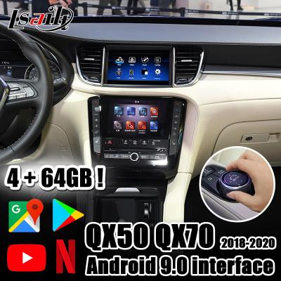 Китай интерфейс мультимедиа андроида 4G PX6 CarPlay& видео- с YouTube, Netflix для Infiniti 2018-2021 QX60 QX80 QX50 продается