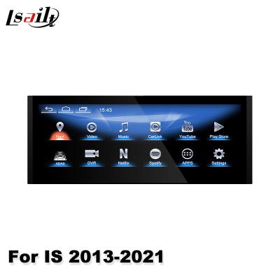 중국 Lsailt 10.25 인치 자동차 멀티미디어 안드로이드 Carplay 화면 렉서스 IS350 IS200T IS300H IS250 판매용