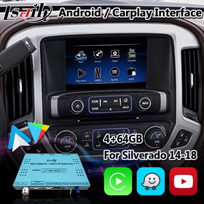 Chine Les multimédia de 4+64GB Android Carplay se connectent par interface pour Chevrolet Silverado Camaro à l'automobile d'Android à vendre