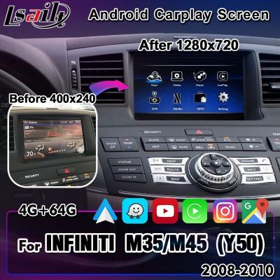 China A tela da polegada HD Android Carplay de Lsailt 8 para Infiniti M Series 2008-2013 com multimédios indica M25 M30d M37 M56 M35h à venda