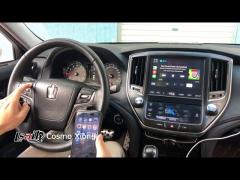 Toyota Crown carplay android interface demo
