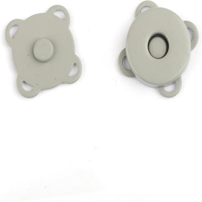 China 10PCS 18mm Pflaumenförmige Magnetknöpfe für Taschen Tasche Edelstahl zu verkaufen
