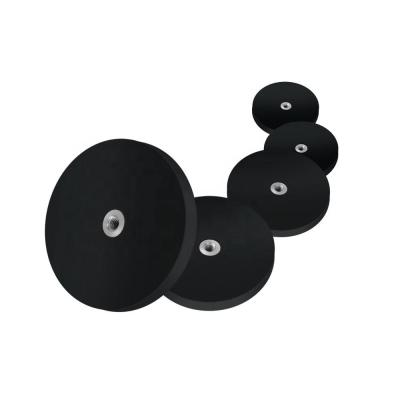 China TT Type Black Rubberized Magnet Rubber Covered Magnets High Durability for sale