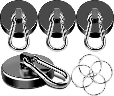 China Durable Rust Resistant Carabiner Magnetic Hook Swivel Magnetic Wall Hanger for sale