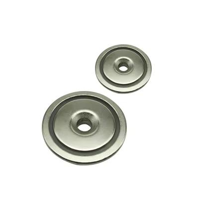 China Permanent Neodymium Disc Countersunk Hole Magnets N38-N52 Grade for sale