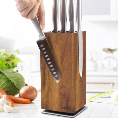 China Rotatable Extra Large Capacity Magnetic Knife Holder Storage For Kitchen Counter Top for sale