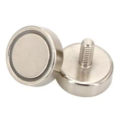 China Nickel Coating External Threaded Neodymium Magnets Customized for sale