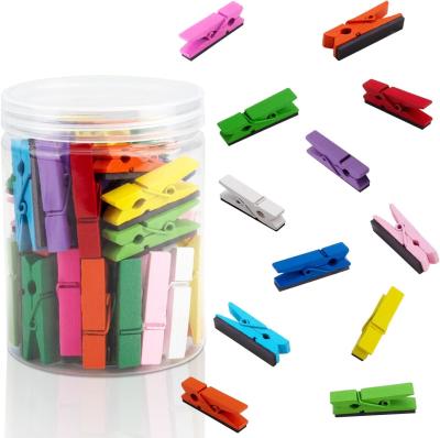 China 30Pcs Multicolored Personalized Magnetic Clips For Whiteboard Teaching Office Fridge for sale