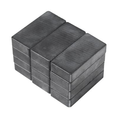 China 12Pcs Square Ferrite Magnet Blocks Ceramic Rectangular Magnets Strong Magnetism for sale