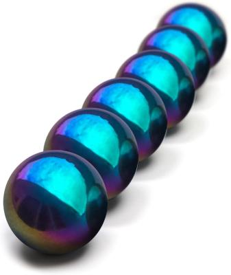 China 6 Stück Neodym Magnet Kugeln Regenbogen Magnetkugeln Fidget Spielzeug für Angst zu verkaufen