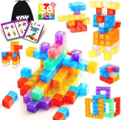 China 36PCS Neodímio Magnético Blocos de Construção Brinquedos Para Crianças de 4 a 8 Anos à venda