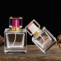 China Thickened Square Glass Perfume Bottles for sale