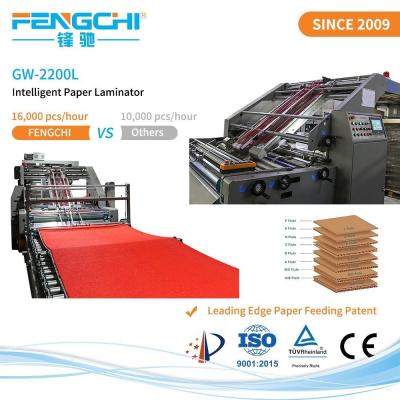 China Hot Laminating Digital Operating Litho Laminator Machine for Paper Laminating at 165m/Min for sale