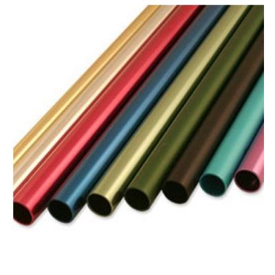 China High Quality Color Coated Aluminum Alloy Pipe 3003 5052 Color Aluminum Tube Round Pipe Table Legs for sale