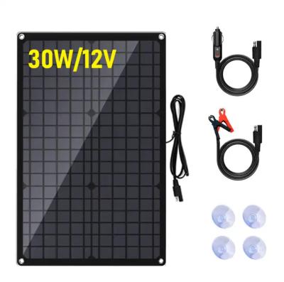 China 5W Kit de panel de carga de baterías solares monocristalino portátil para automóvil en venta