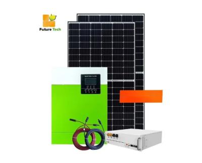 China Uso doméstico 5.5KW Off Grid sistema solar 220/230V Inverter solar com verde à venda