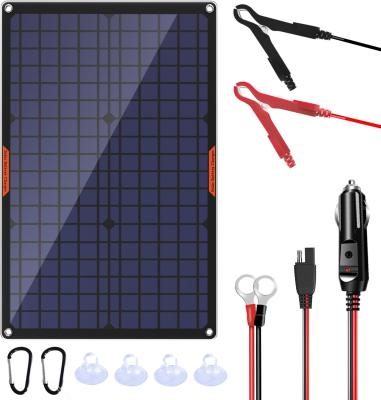 China Trickle Motorhome Solar Battery Charger Pack 30W 12V for sale