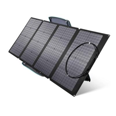 China ODM 160W paneles solares plegables para acampar Sistema fotovoltaico ligero en venta