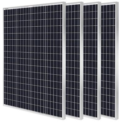 China Panel solar rígido monocristalino mono solar impermeable 100W 12V en venta