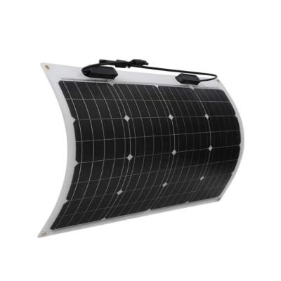 China Rolling Monocrystalline Flexible Solar Panel 12 Volt For Marine RV Cabin for sale