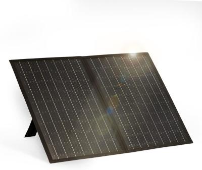 중국 100W 오프 그리드 폴더블 태양 전지 충전기 휴대용 태양 전지 패널 키트 캠핑 판매용