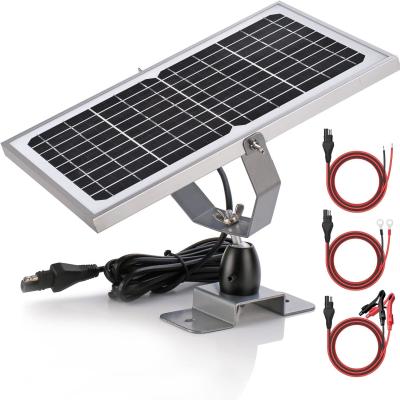 China ODM Trickle Carga solar Cargador portátil mantenedor 10W 12V en venta
