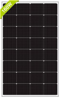 Китай Модуль монокристаллической фотоэлектрической ячейки 160 Вт без сети Монополи солнечная панель 12 В продается