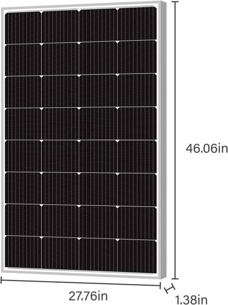 Quality 160W Off Grid Monocrystalline PV Cell Module Mono Poly Solar Panel 12V for sale
