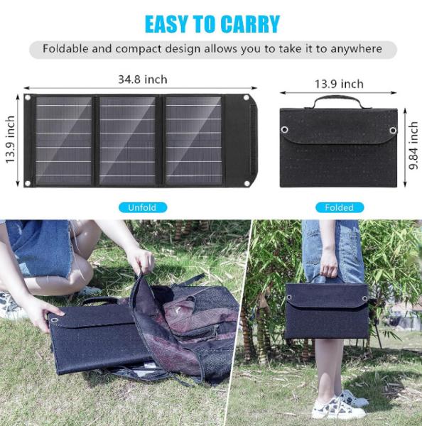 Quality IP65 Waterproof Portable Solar Panel Blanket for Camping for sale
