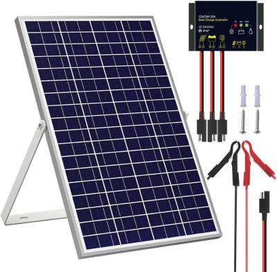 Cina 30 Watt 24V Kit pannello solare Trickle caricabatterie mantenitore Controller in vendita