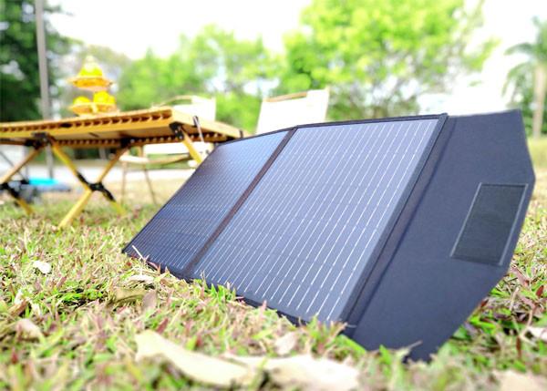 Quality FTB30W 30w solar panel foldable blanket Battery Charger With black for outdoor for sale