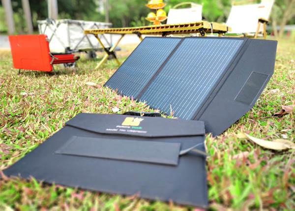 Quality FTB30W 30w solar panel foldable blanket Battery Charger With black for outdoor for sale