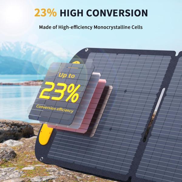 Quality Portable Hybrid Mono Solar Panel 110W 19V IP67 Waterproof for sale