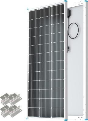 China Painéis solares de balcão monocristalino fotovoltaicos 100 Watt 12V OEM à venda