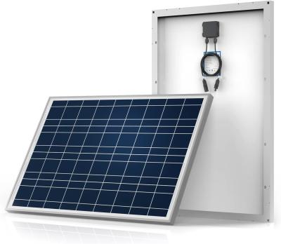 China Painéis solares de balcão policristalino desligados da rede 100 Watt 12 Volt à venda