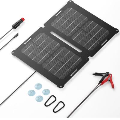 China Cargador solar portátil de mantenimiento de 12V 25W para diferentes aplicaciones en venta