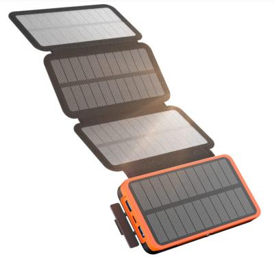 China 22.5W 27000mAh Portable Solar Charger Power Bank For mobile phone for sale