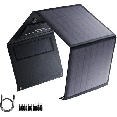 China Modulo fotovoltaico monocristalino solar de carga rápida 12V 40w para acampar al aire libre en venta