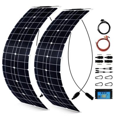 China Kit de painéis solares monocristalinos USB de 300W para autocaravanas 50A 12-24V à venda