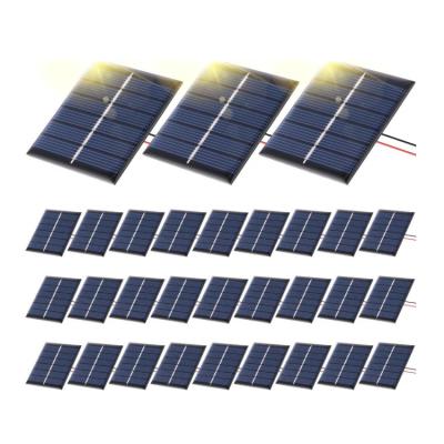 Chine Système de cellules de panneau solaire polycristallin portable flexible 120 MA Pour lampe de poche à vendre