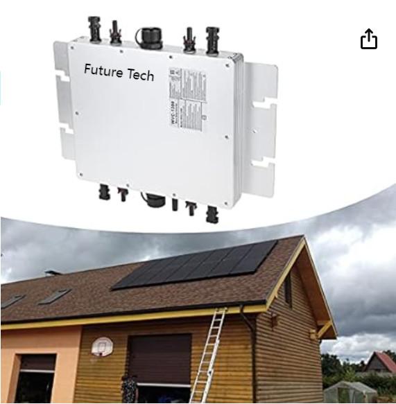 Quality FTB1200 PV Solar Micro Inverter Power Generation System with white for sale