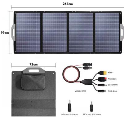 China Portable Solar Folding Blanket 400W IP67 Waterproof For Power Station for sale