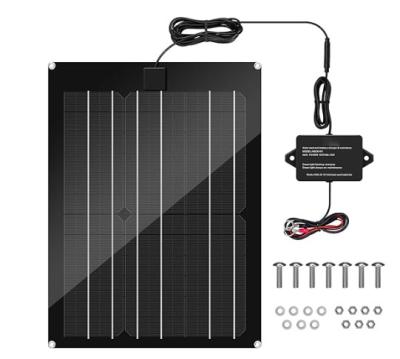 China FTBM15 Solar Panel Kit Built-in  MPPT Charge Controller Waterproof with black for sale