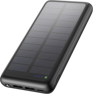 China USB-C draagbare zonne-oplader 27000mAh voor mobiele telefoon tablet ODM Te koop