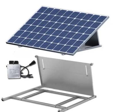 China Sistema de montaje de paneles solares de balcón ajustable Kit de soporte solar para uso doméstico en venta