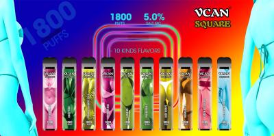 China disposable vape vcan quare 1800 puffs for sale