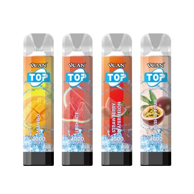 China 4000 Puffs Disposable E Cigars Led Light Vape Rachargeable 650 Mah Battery for sale