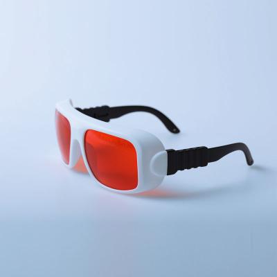 China Gafas del laser de los vidrios de protección de laser del verde de OD7 UV400 450nm en venta
