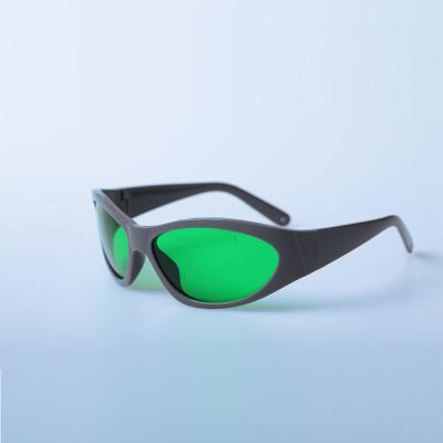 China Sports Type 635nm Red Laser Safety Glasses With Grey Frame 55 for sale