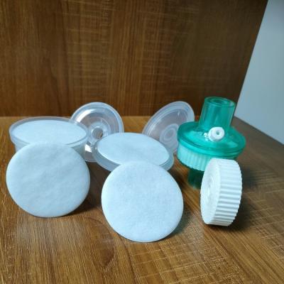 China Bacterial Viral Air Filter Cotton For CPAP / BiPAP Breathing for sale